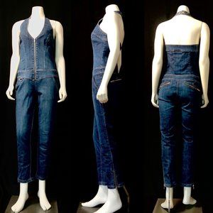 Armani Exchange Vintage Denim Jumpsuit